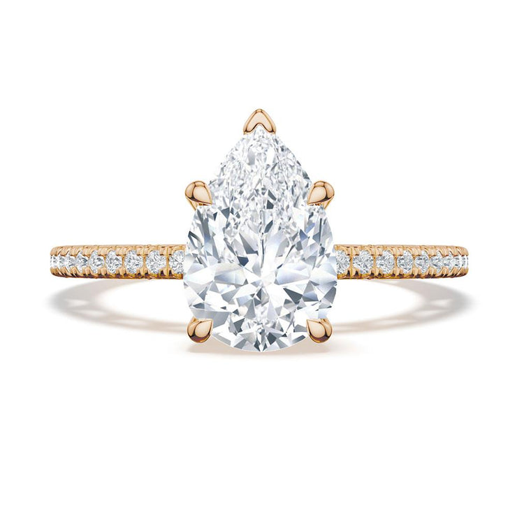 Pear Solitaire Engagement Ring