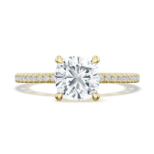 Cushion Solitaire Engagement Ring