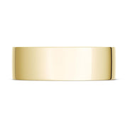 Classic Flat in High Polish Finish Wedding Band