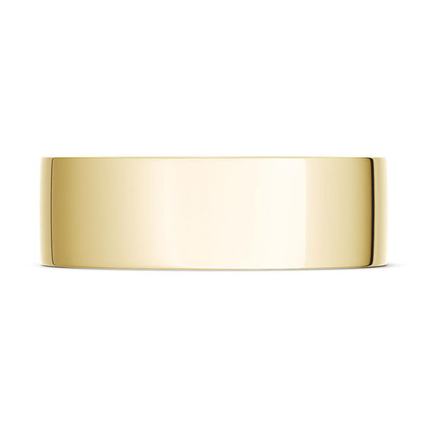 Classic Flat in High Polish Finish Wedding Band