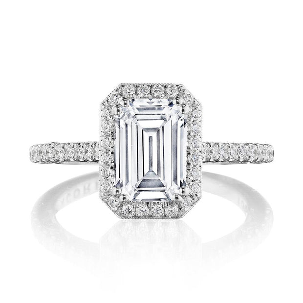 Emerald Bloom Engagement Ring
