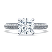 Cushion Solitaire Engagement Ring