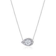 17"" Pear Bloom Diamond Necklace