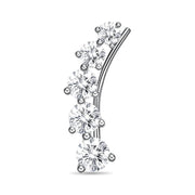 5-Stone Right Side Single Climber 0.75ctw approx.