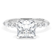 Princess Solitaire Engagement Ring