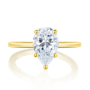Pear Solitaire Engagement Ring