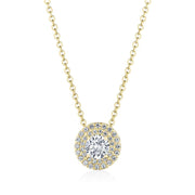 17"" Double Bloom Diamond Necklace