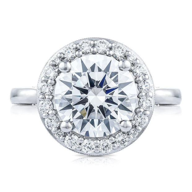 Round Bloom Engagement Ring