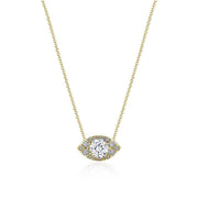 17"" Marquise Bloom Diamond Necklace