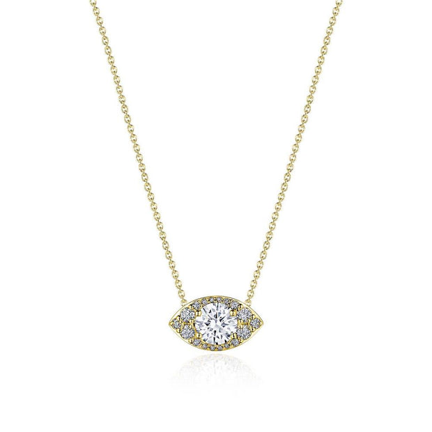 17"" Marquise Bloom Diamond Necklace