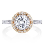 Round Bloom Engagement Ring