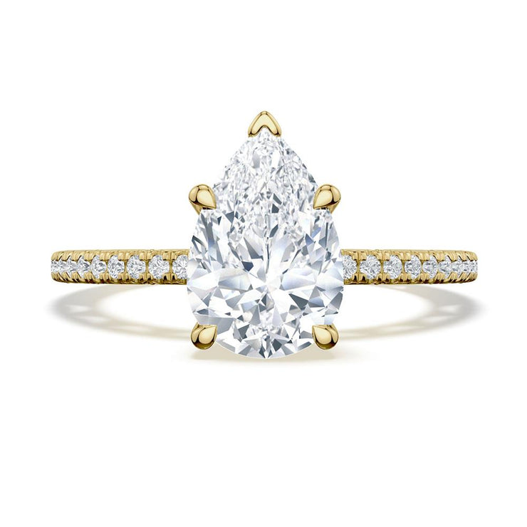 Pear Solitaire Engagement Ring