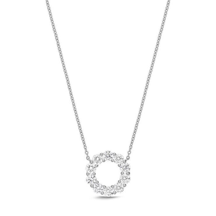 Diamond Circle Necklace 1.50ctw approx.