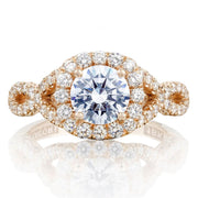 Round Bloom Engagement Ring
