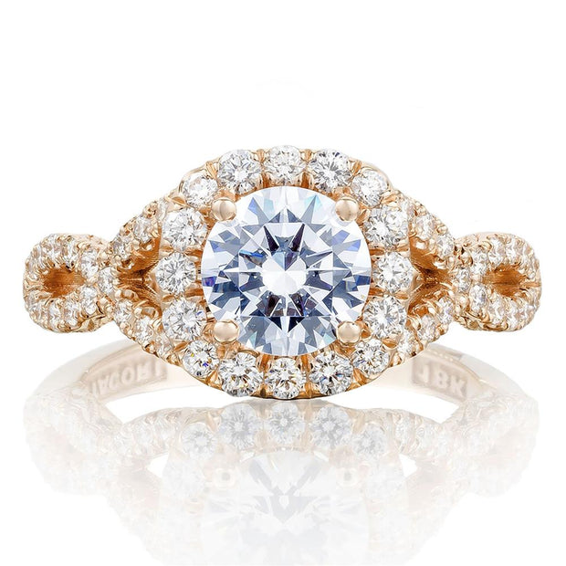 Round Bloom Engagement Ring