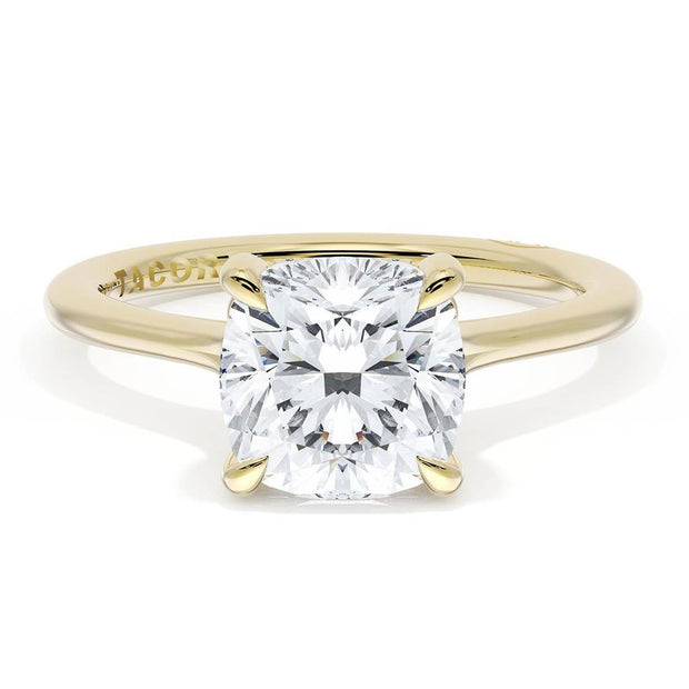 Cushion Solitaire Engagement Ring