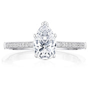 Pear Solitaire Engagement Ring