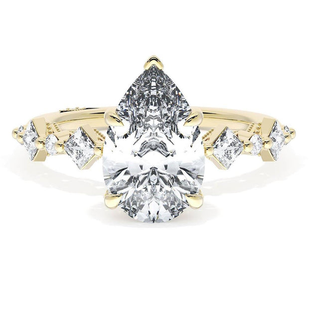 Pear Solitaire Engagement Ring