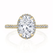 Oval Bloom Engagement Ring
