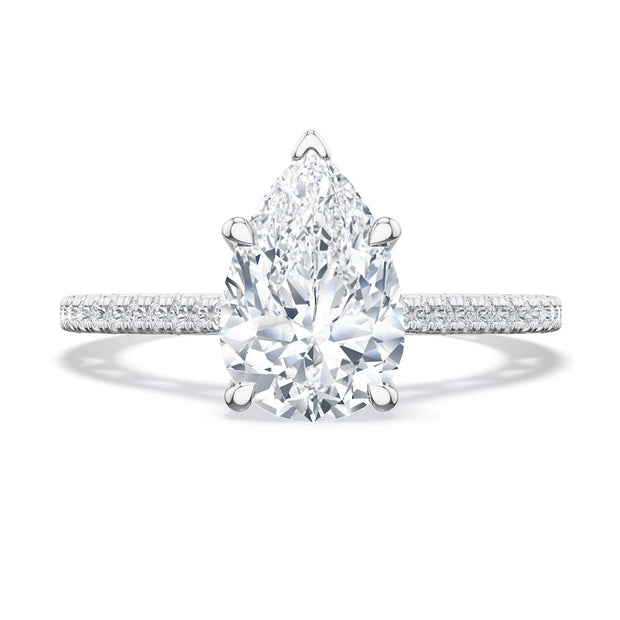 Pear Solitaire Engagement Ring