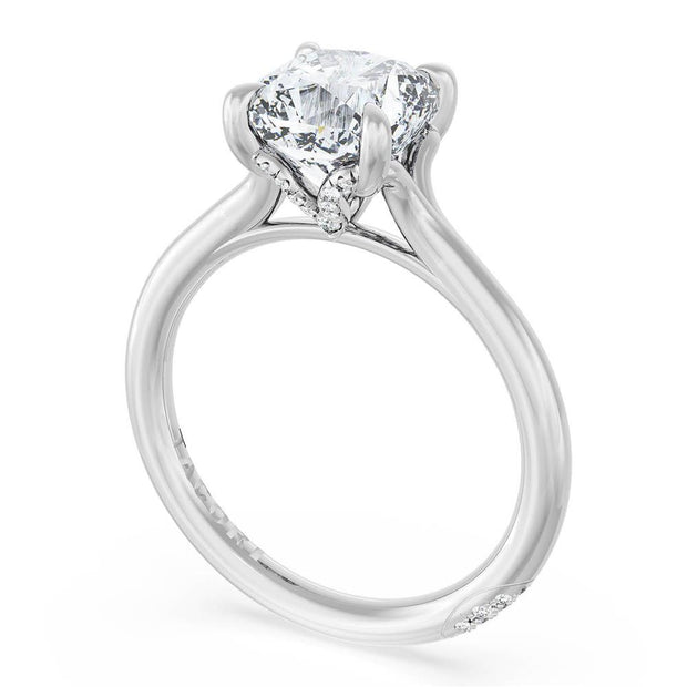 Cushion Solitaire Engagement Ring