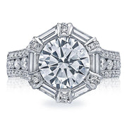 Round Bloom Engagement Ring