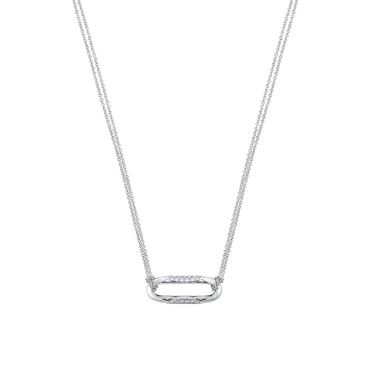 Link Pendant, Diamond