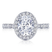 Oval Bloom Engagement Ring