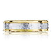 Two-Tone Finish Wedding Band