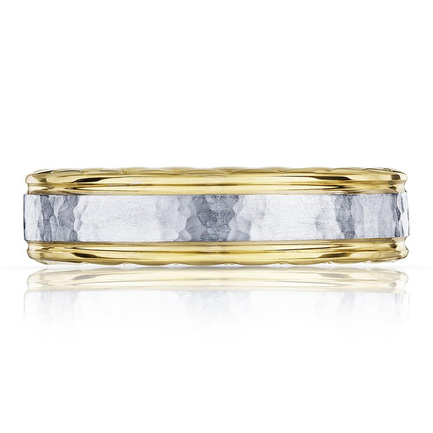 Two-Tone Finish Wedding Band