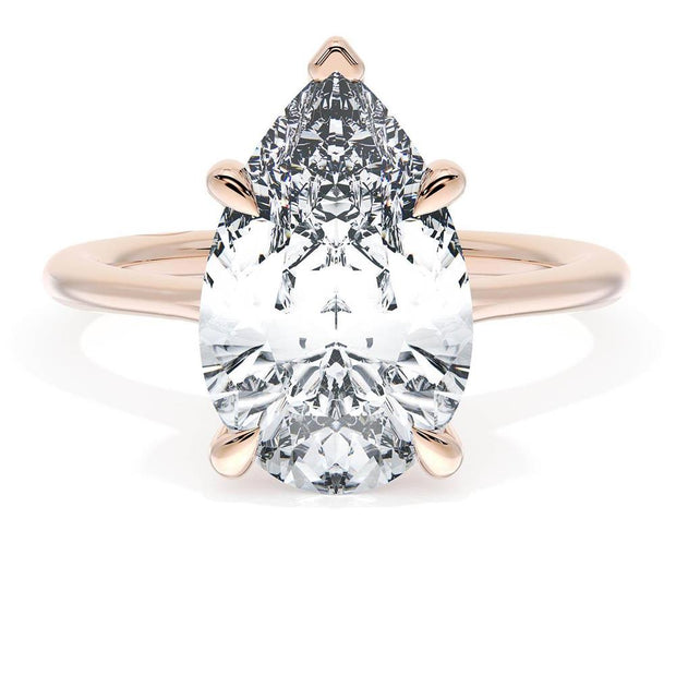 Pear Solitaire Engagement Ring