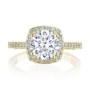 Round Bloom Engagement Ring