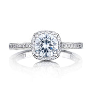 Round Bloom Engagement Ring