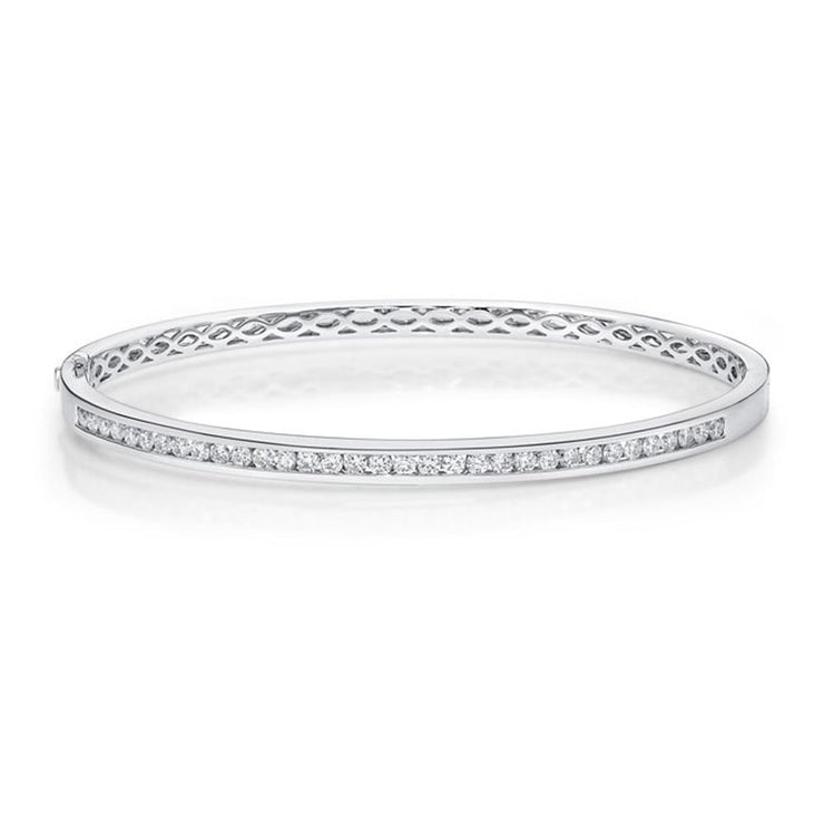 Channel Set Diamond Bangle 1ctw approx.