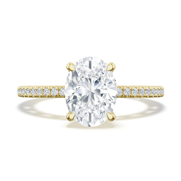 Oval Solitaire Engagement Ring