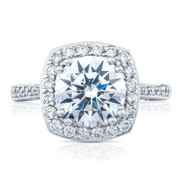 Round Bloom Engagement Ring