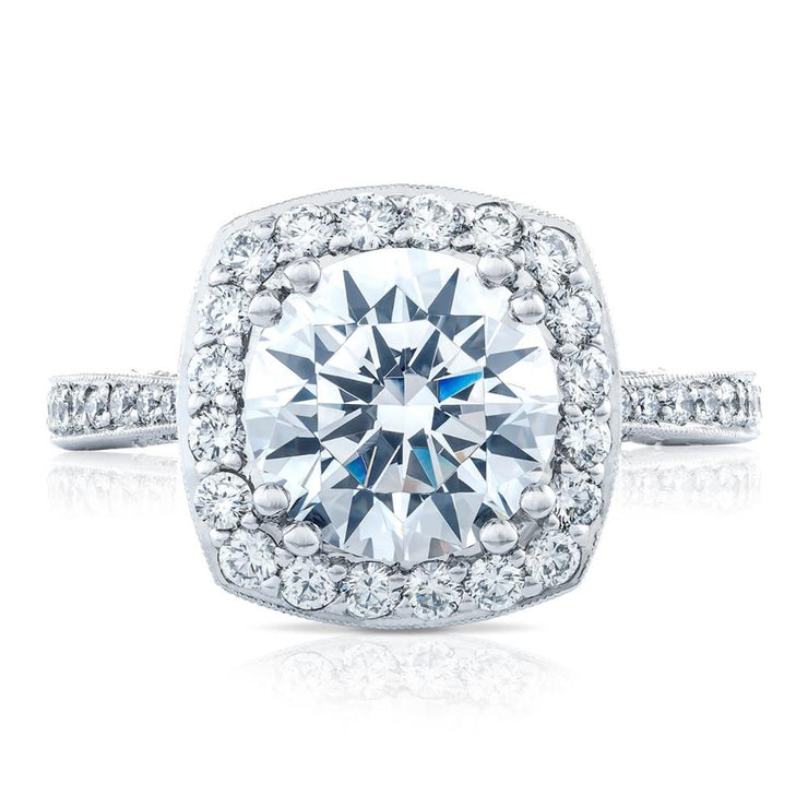 Round Bloom Engagement Ring
