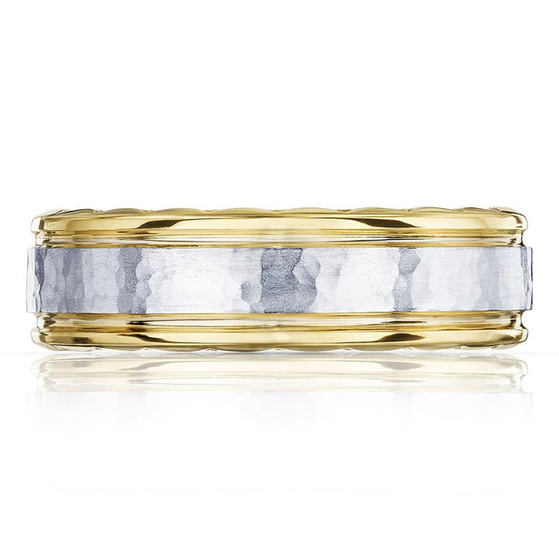 Two-Tone Finish Wedding Band