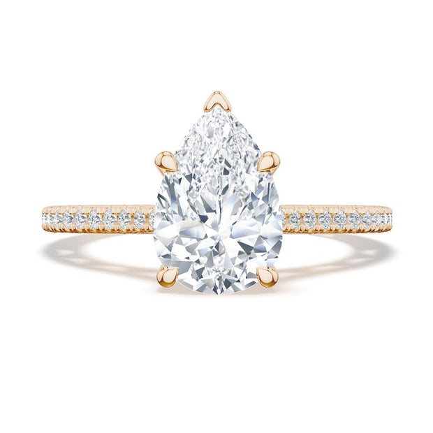 Pear Solitaire Engagement Ring