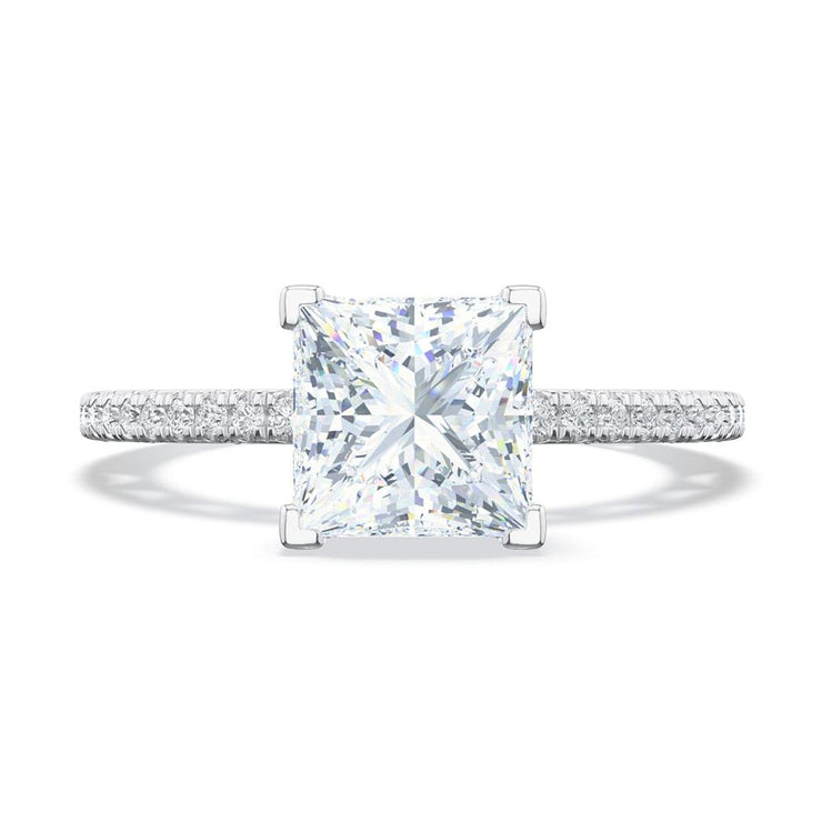 Princess Solitaire Engagement Ring