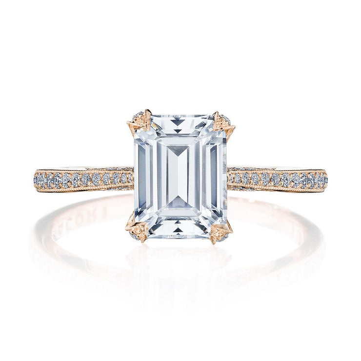 Emerald Solitaire Engagement Ring