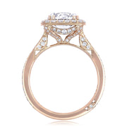 Round Bloom Engagement Ring