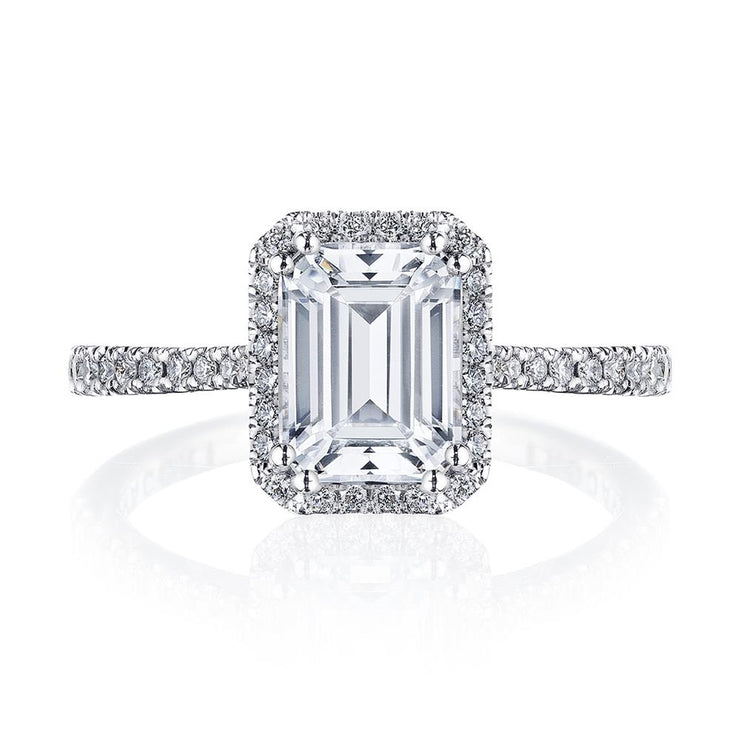 Emerald Bloom Engagement Ring