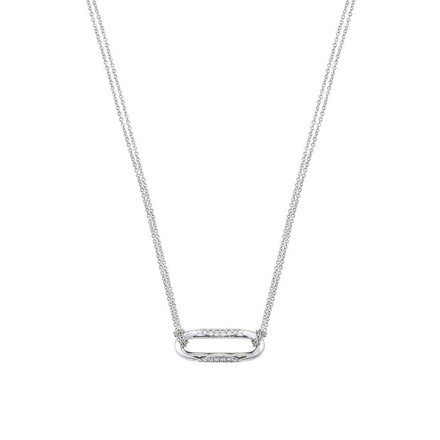 Link Pendant, Diamond