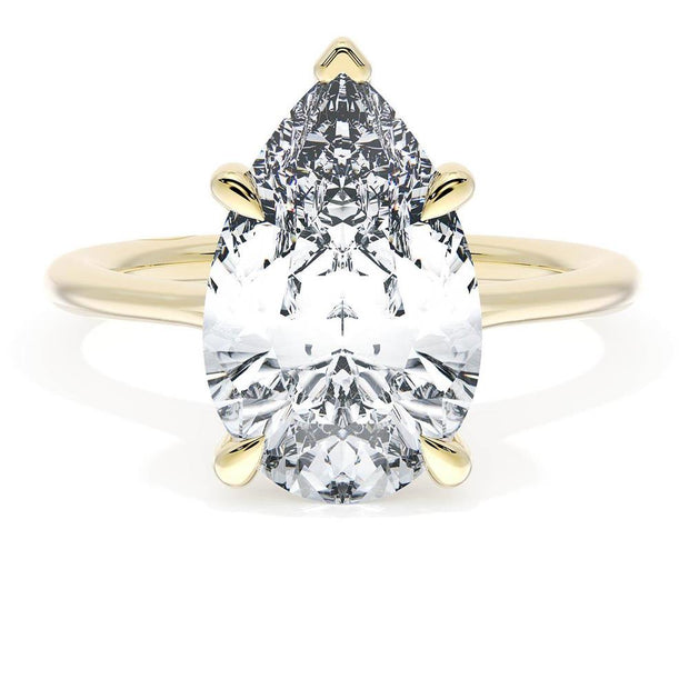 Pear Solitaire Engagement Ring
