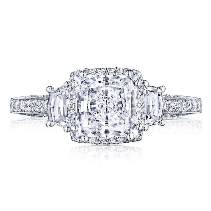 Princess 3-Stone Engagement Ring