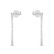 Precious Prong Theme (angled pin post) Round Hoops