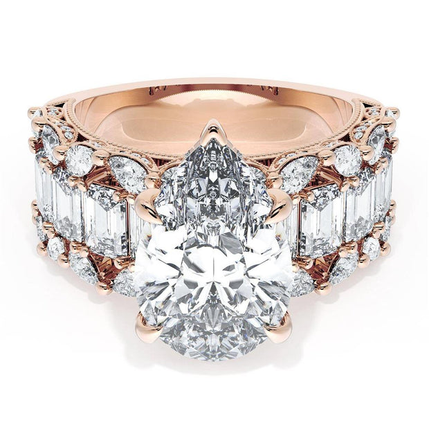 Pear Solitaire Engagement Ring