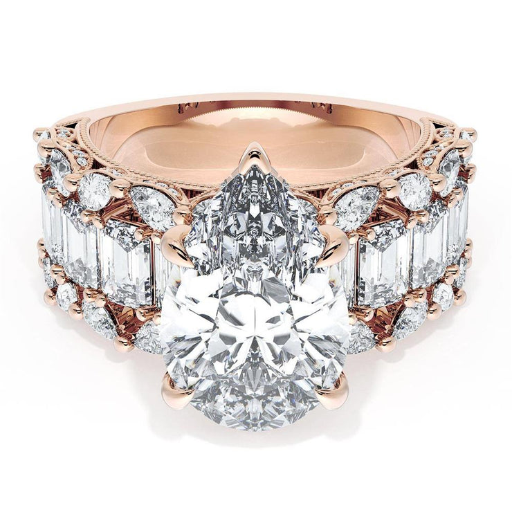 Pear Solitaire Engagement Ring