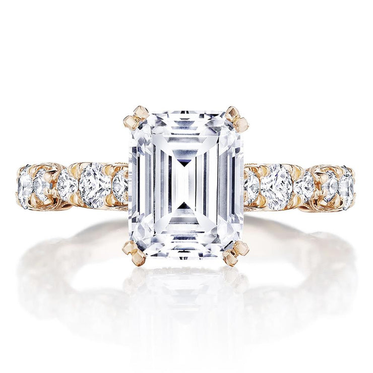 Emerald Solitaire Engagement Ring